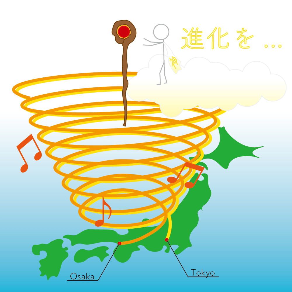 ヴェーダ哲学の一つアーラニヤカのイメージイラスト。自然法則の活性より意識や環境を根底からかき混ぜることで、個人や社会全体の気づきや進化をサポートする空間ヒーリング＆Ωコンサルティング。